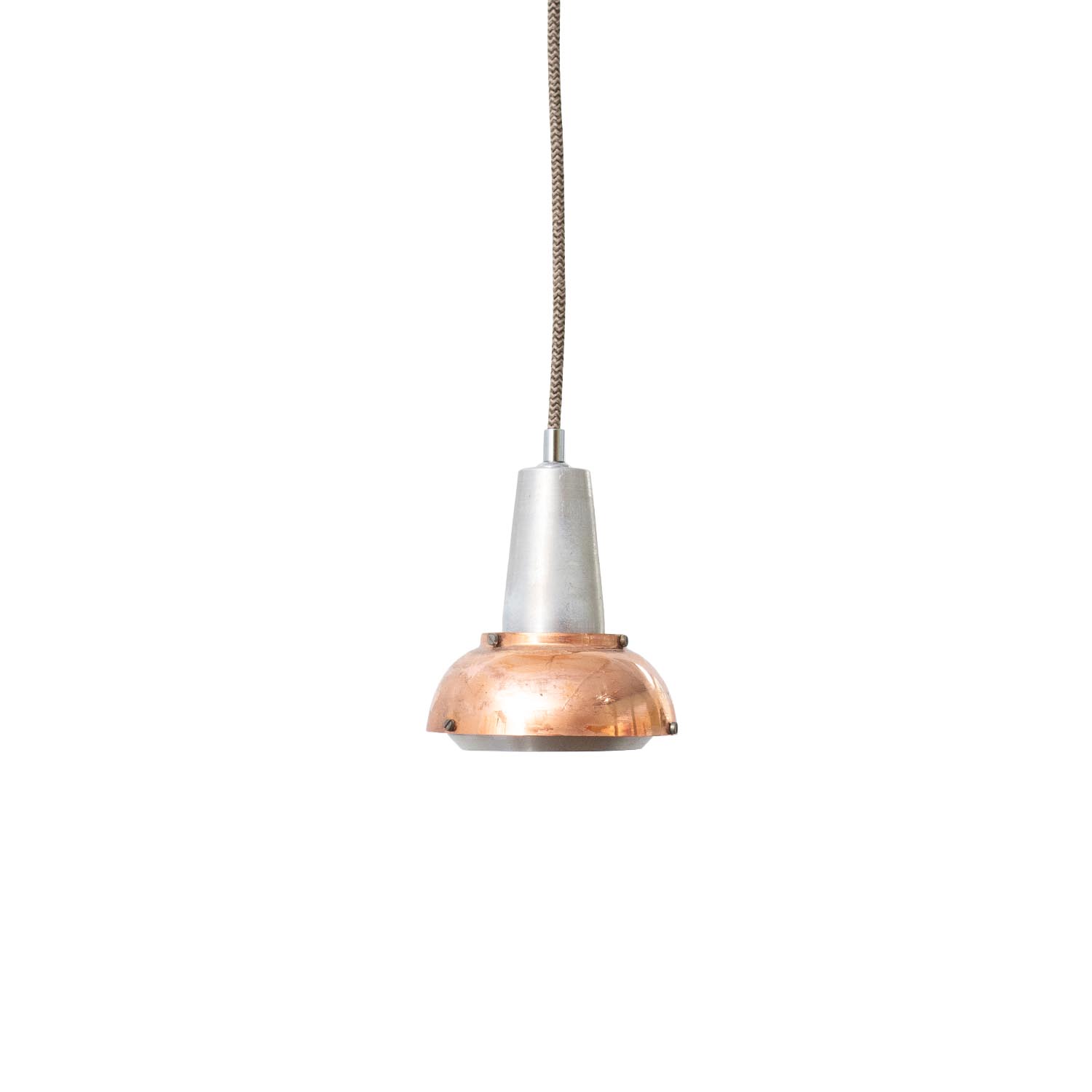 Mini vintage Kupfer Spot Hängelampe Ø 14 cm