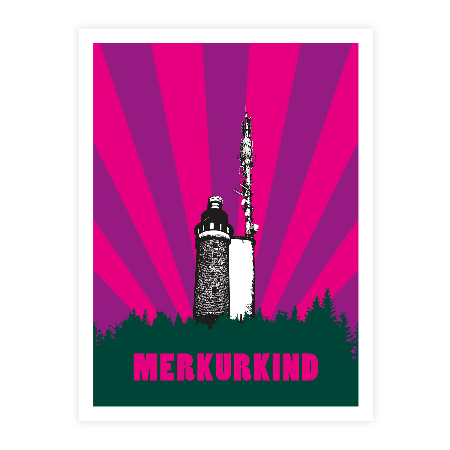 Print | Merkurkind sundown | Merkur limitiertes Poster 30 x 40 cm