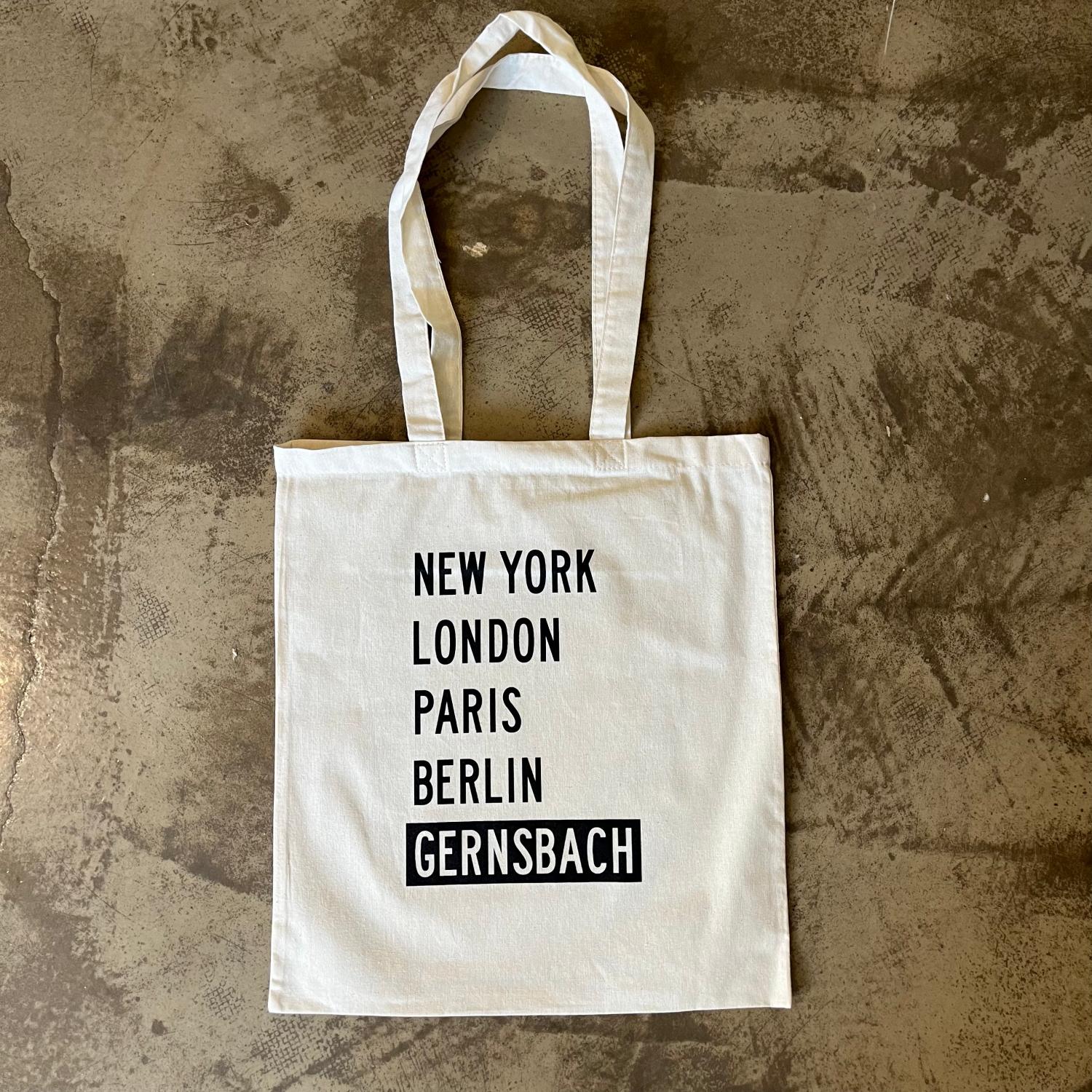 Jutebeutel | New York, London, Paris, Berlin, Gernsbach Stofftasche