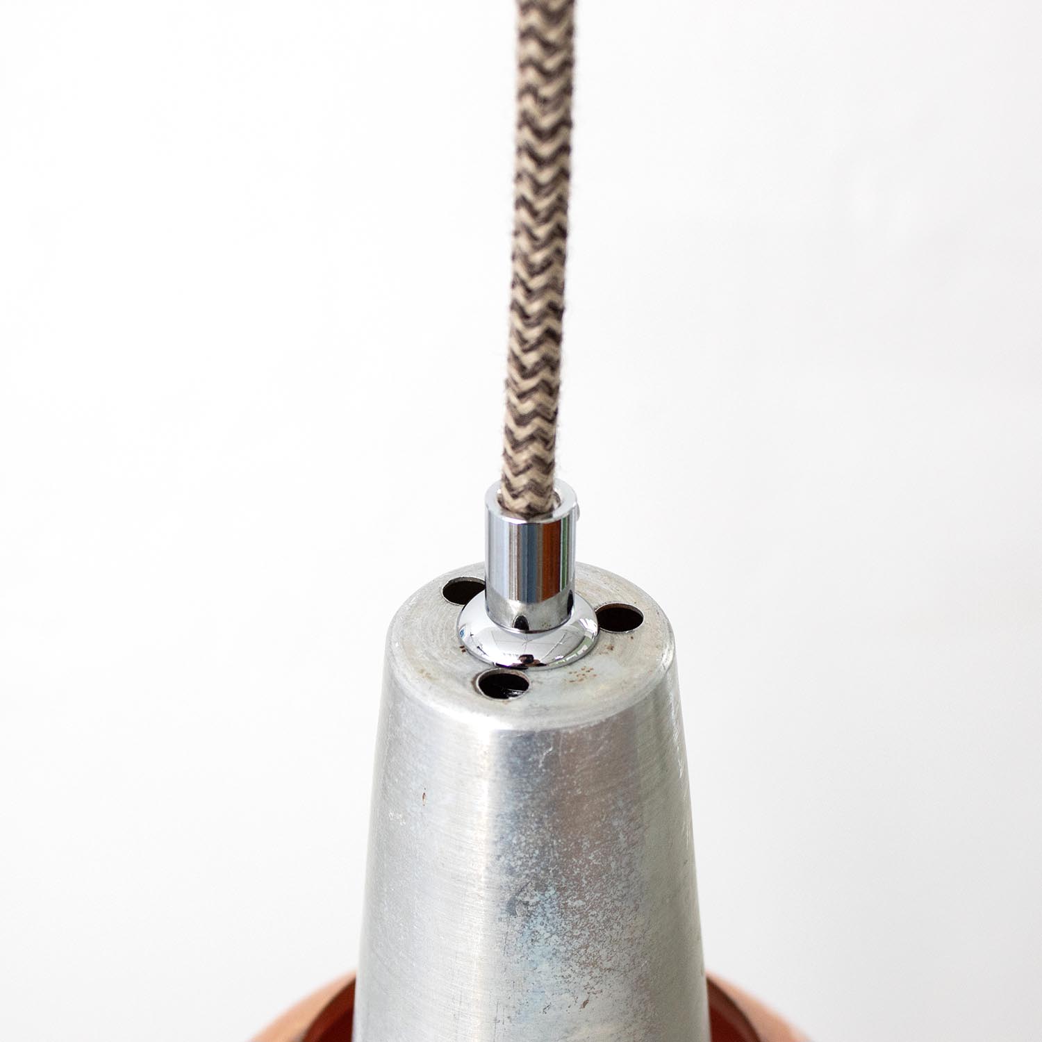 Mini vintage Kupfer Spot Hängelampe Ø 14 cm