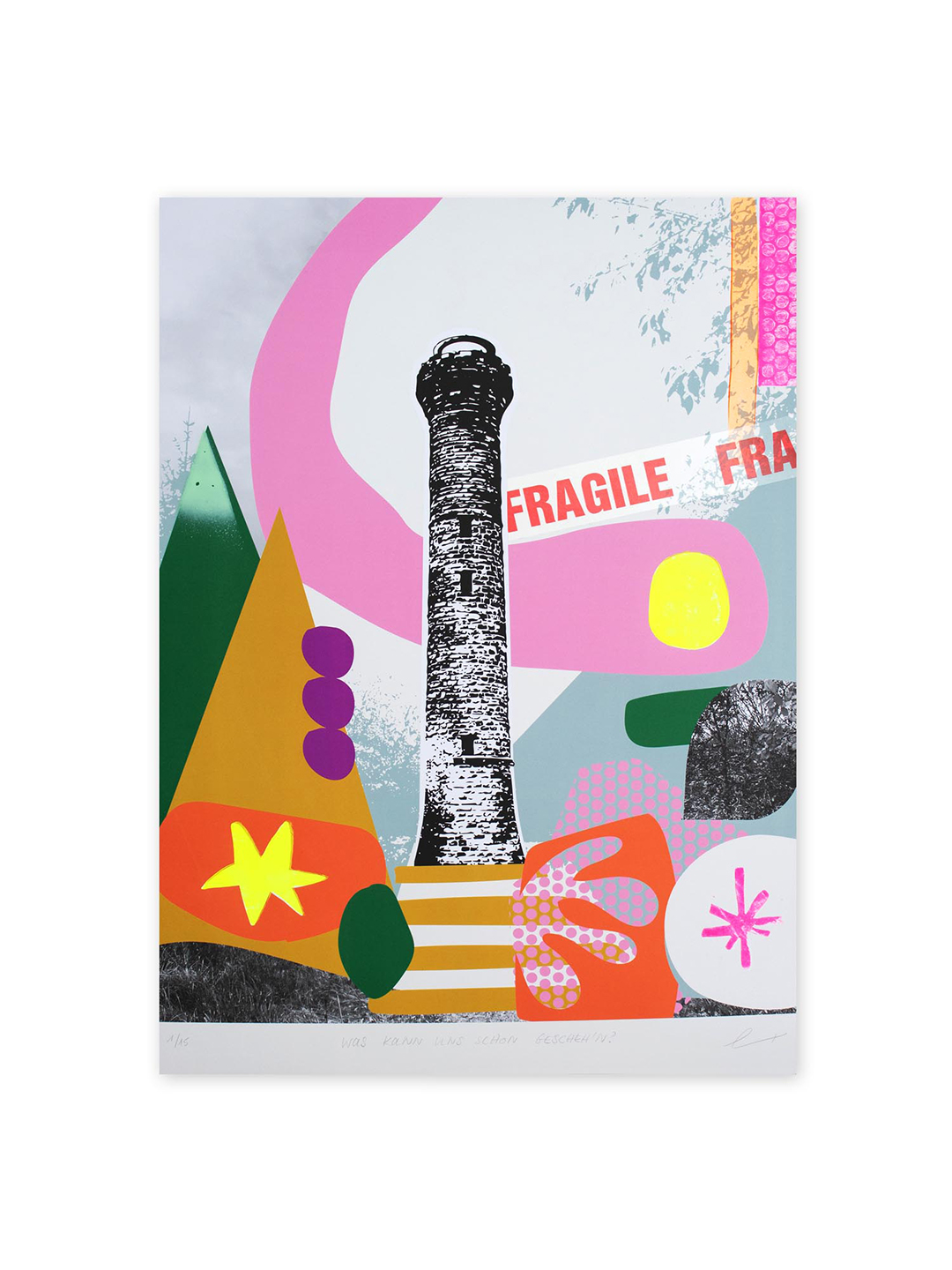 Print | Hohlohturm | Was kann uns schon gescheh´n - limitiertes Poster 50 x 70 cm