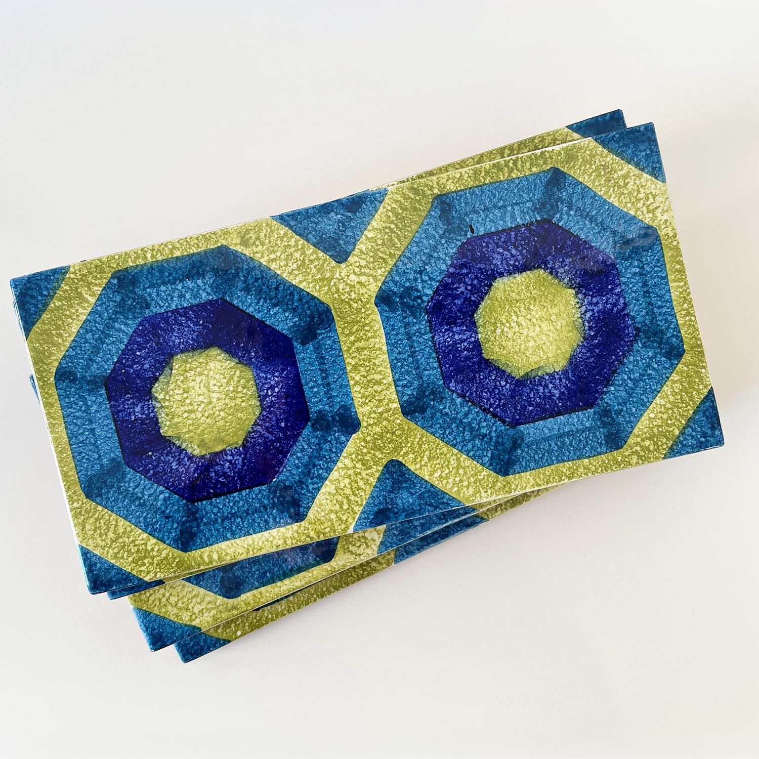 Midcentury italienische Fliese Keramik 60er Jahre aus San Marino | als Untersetzer