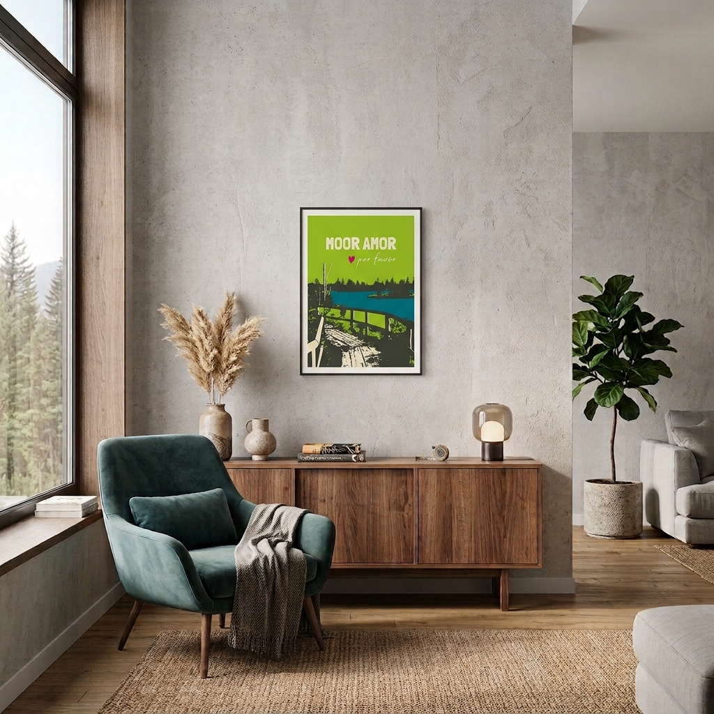 Print | Moor Amor, por favor | Hochmoor - limitiertes Poster 50 x 70 cm