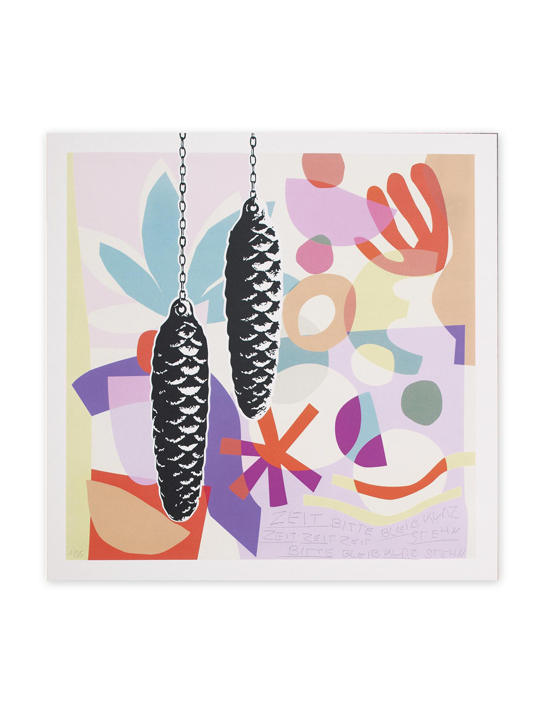 Print | Zeit, bitte bleib steh´n - limitiertes Poster 32 x 32 cm