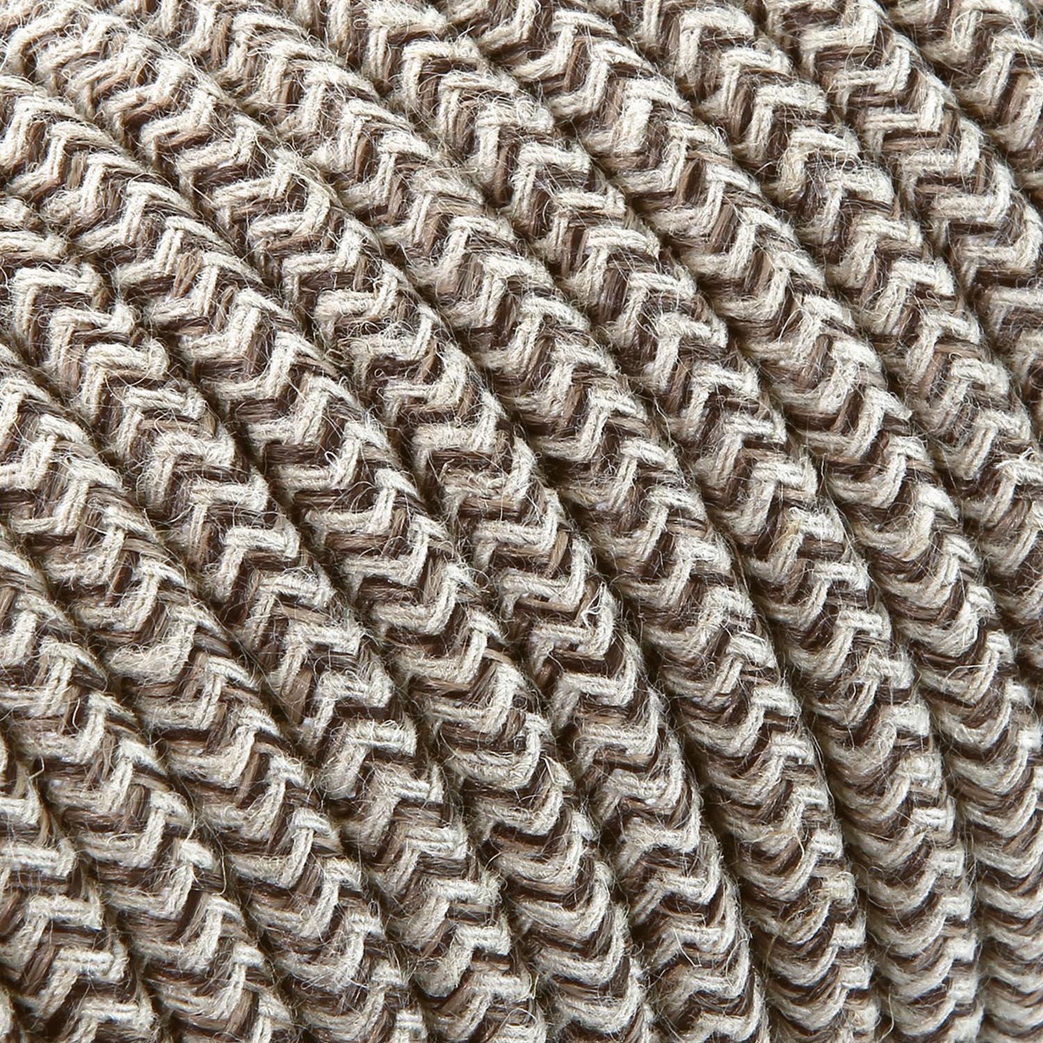 Textilkabel Stoffkabel 3-adrig textilummanteltes Stromkabel Textilkabel Stoffkabel 3-adrig textilummanteltes Stromkabel