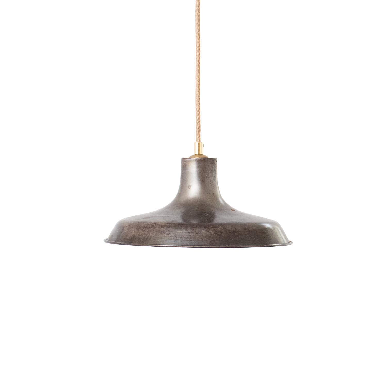 Metall graue Patina Industrielampe Roh-Stahl Ø 28 cm