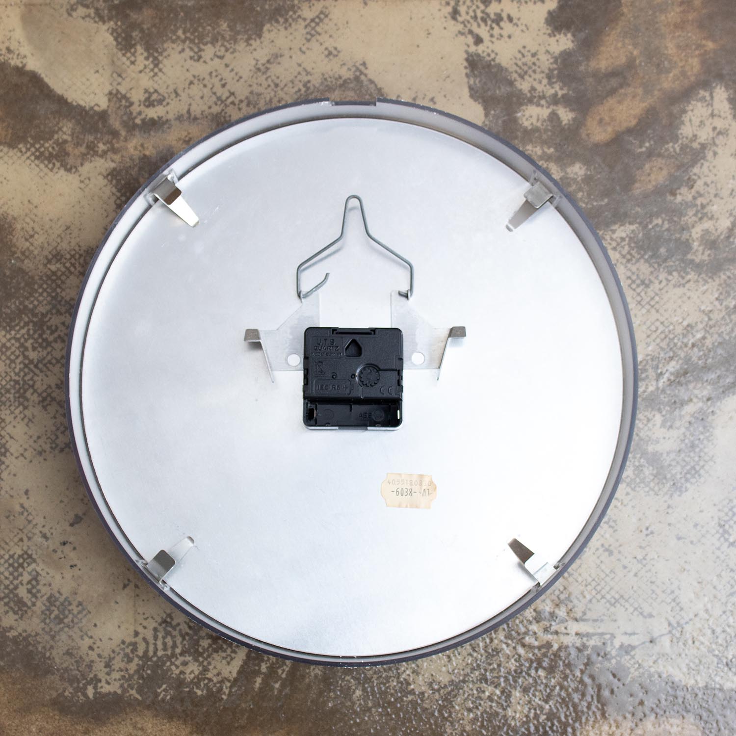 Alte T&N Fabrikuhr ø 31 cm Industrieuhr aus Acrylglas Uhr
