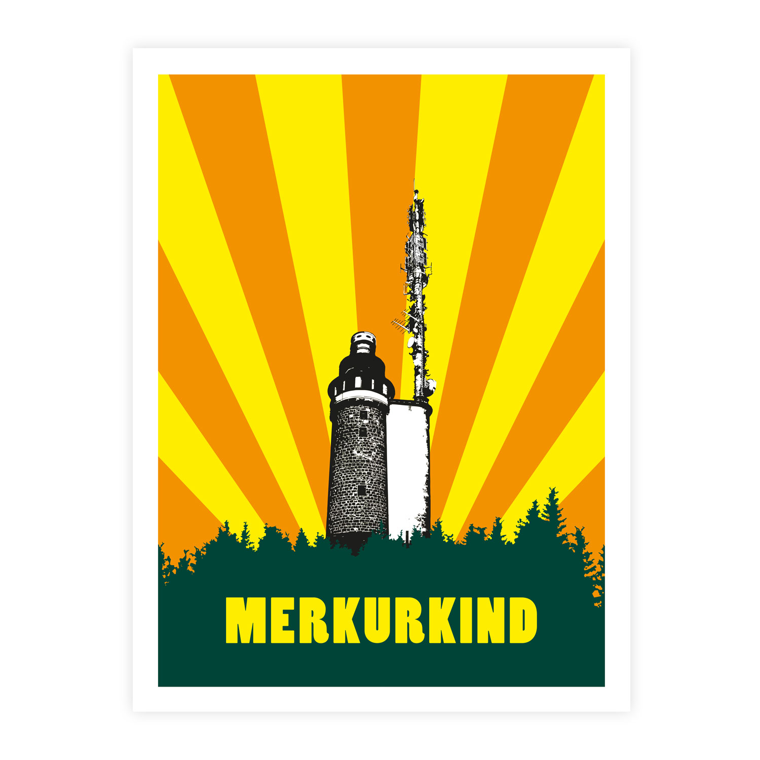 Print | Merkurkind summerday | Merkur limitiertes Poster 30 x 40 cm
