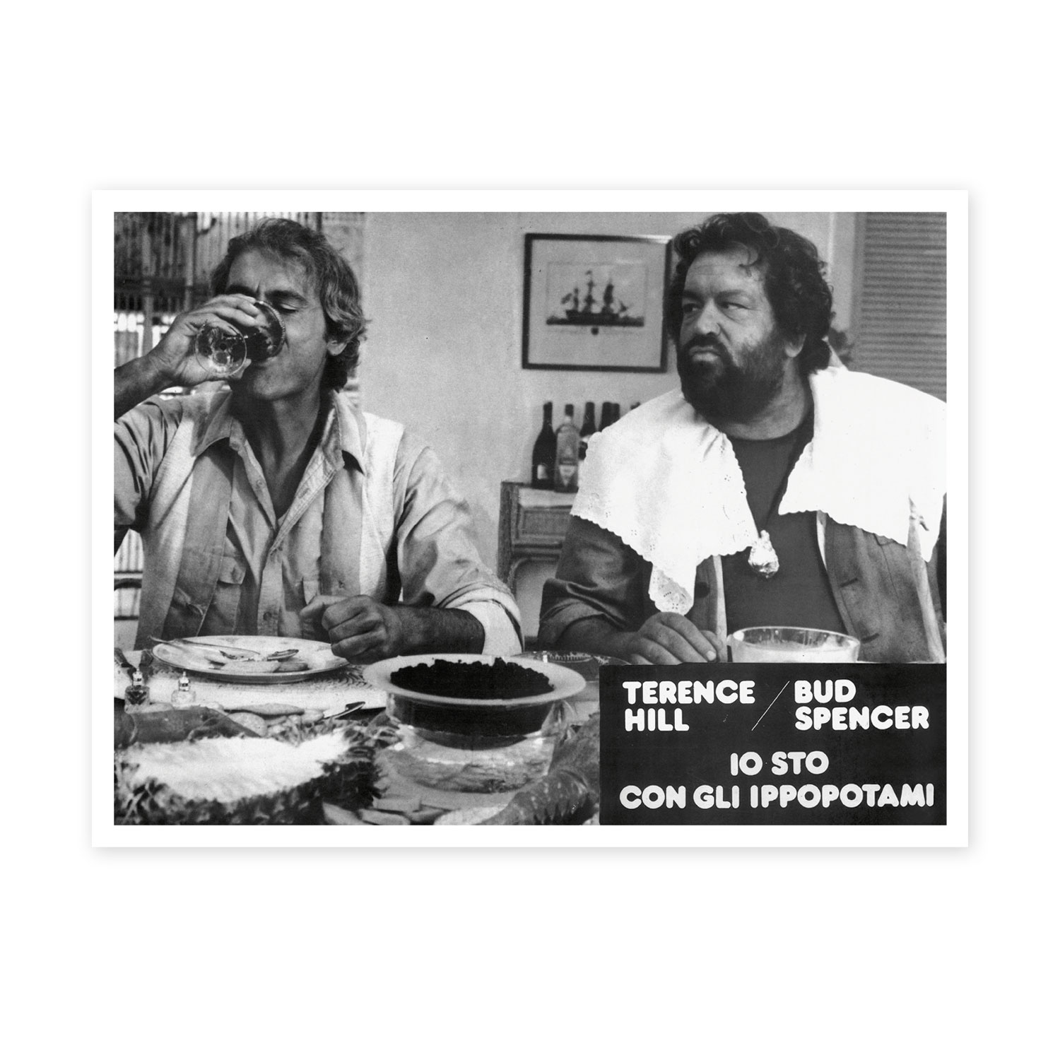 Retro Küchen Poster "Bud Spencer & Terence Hill" 40 x 30 cm 