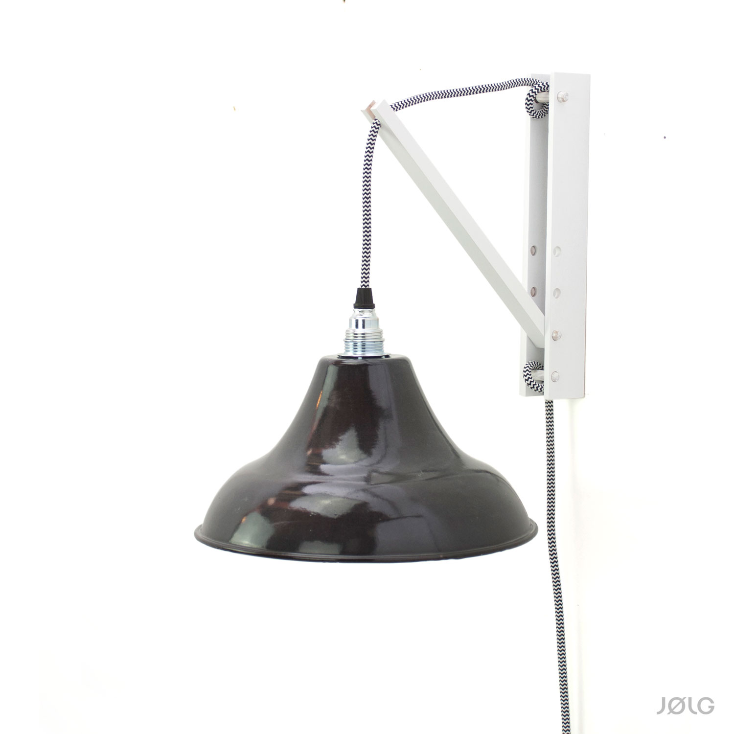 ausleger_weiss_01 Wandhalterung Weiß für Hängeleuchten (DIY Wandlampe)