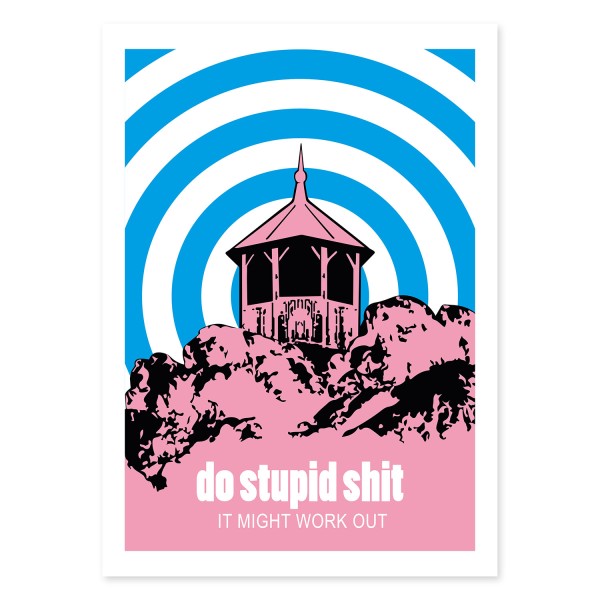 Print | Do Stupid Shit Grafensprung | limitiertes Poster 50 x 70 cm