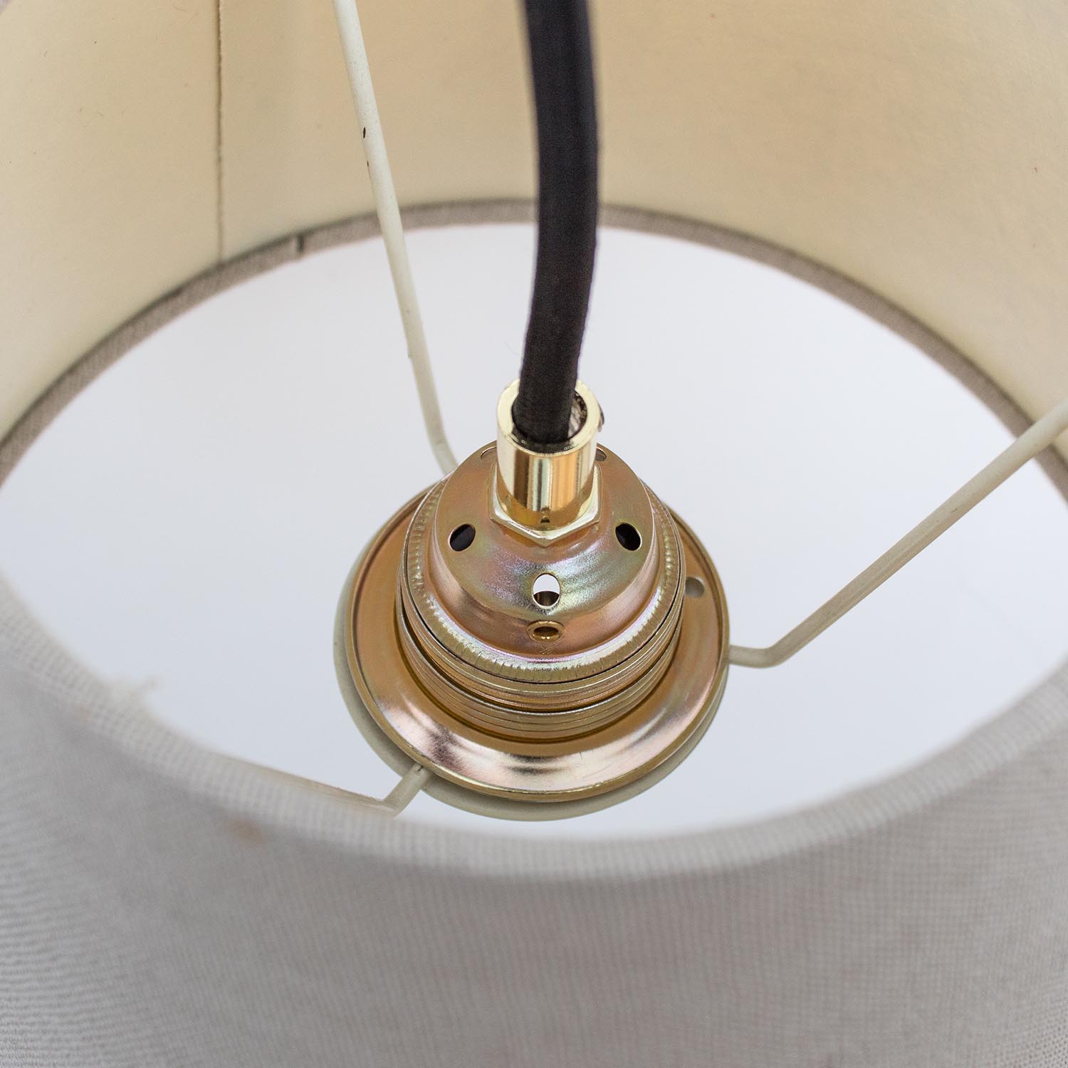 Klemmfassung Set Lampenfassung E27 Metall für Pendelleuchten und DIY-Lampen