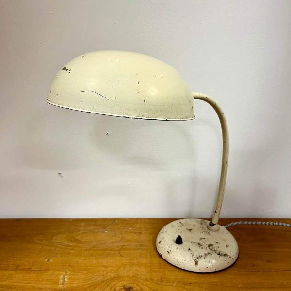 Vintage industrial Patina Tischlampe Schreibtischlampe