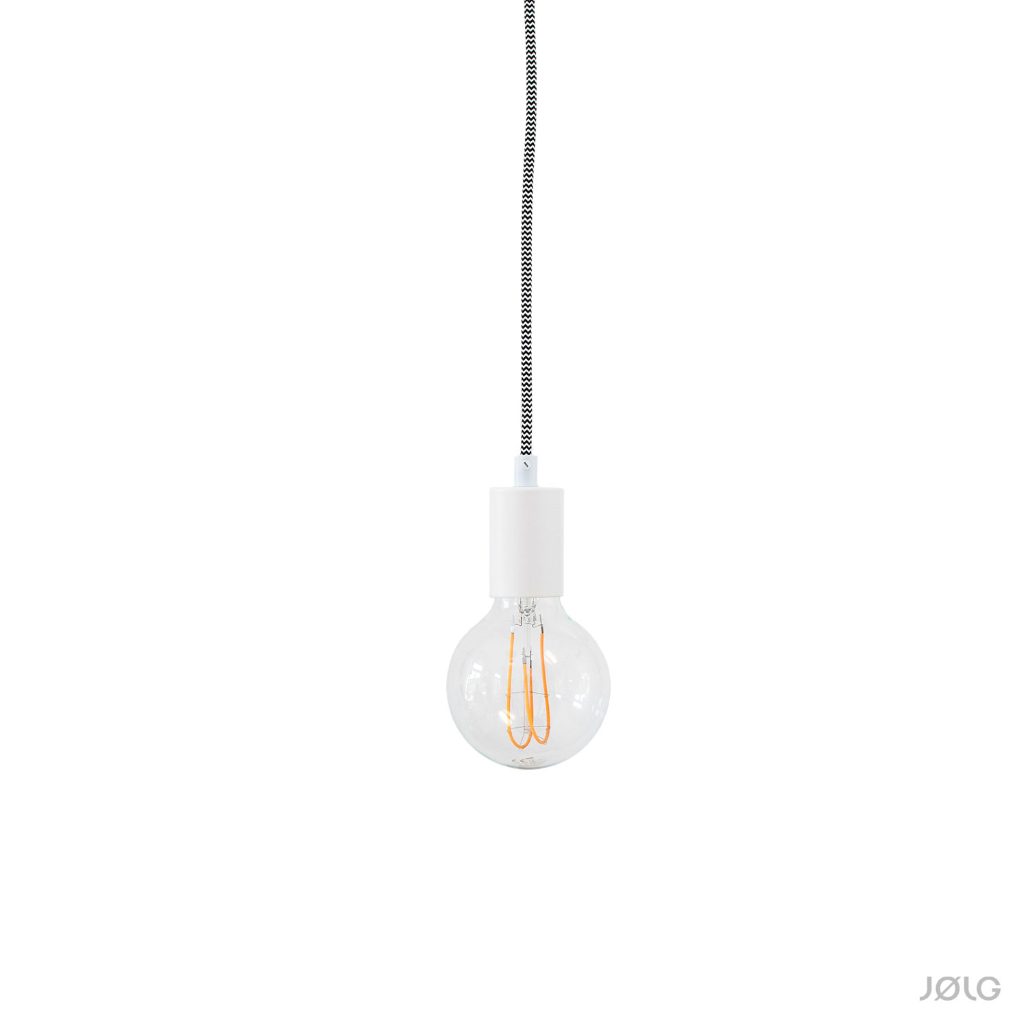 Set Lampenfassung E27 mit Metallhülse für Pendelleuchten und  DIY-Hängelampen | JØLG